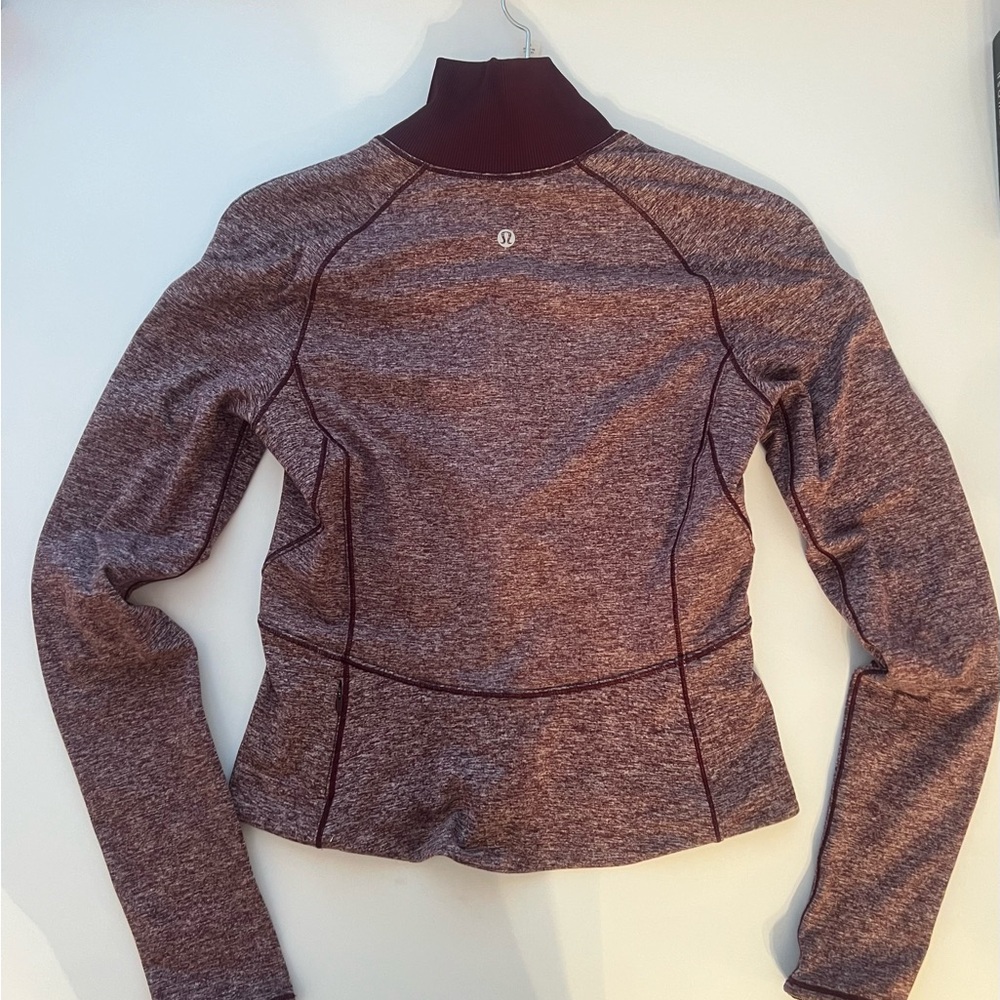 Lululemon, It’s Rulu Run Half Zip Maroon Size 4
